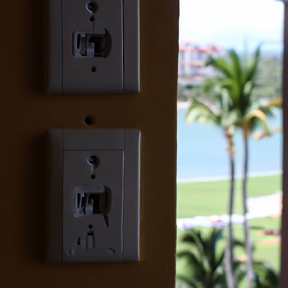 Gniazdka w hotelach na Dominikanie